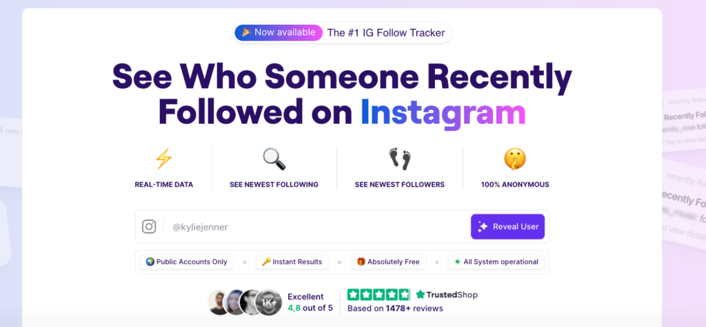 How Recently-Followed works