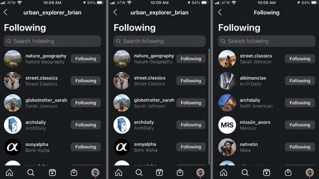 instagram activity